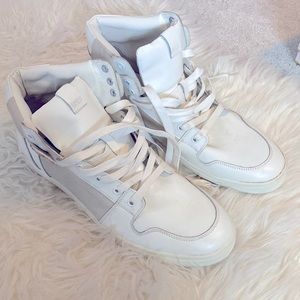 Express Men’s Faux Leather High Top Sneakers size 12